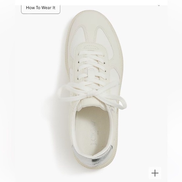J. Crew White City Tour Sneakers Size 8 M - Picture 6 of 11
